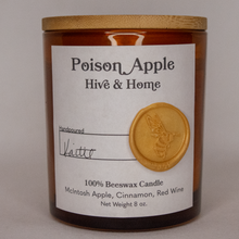 Load image into Gallery viewer, Poison Apple Beeswax Candle