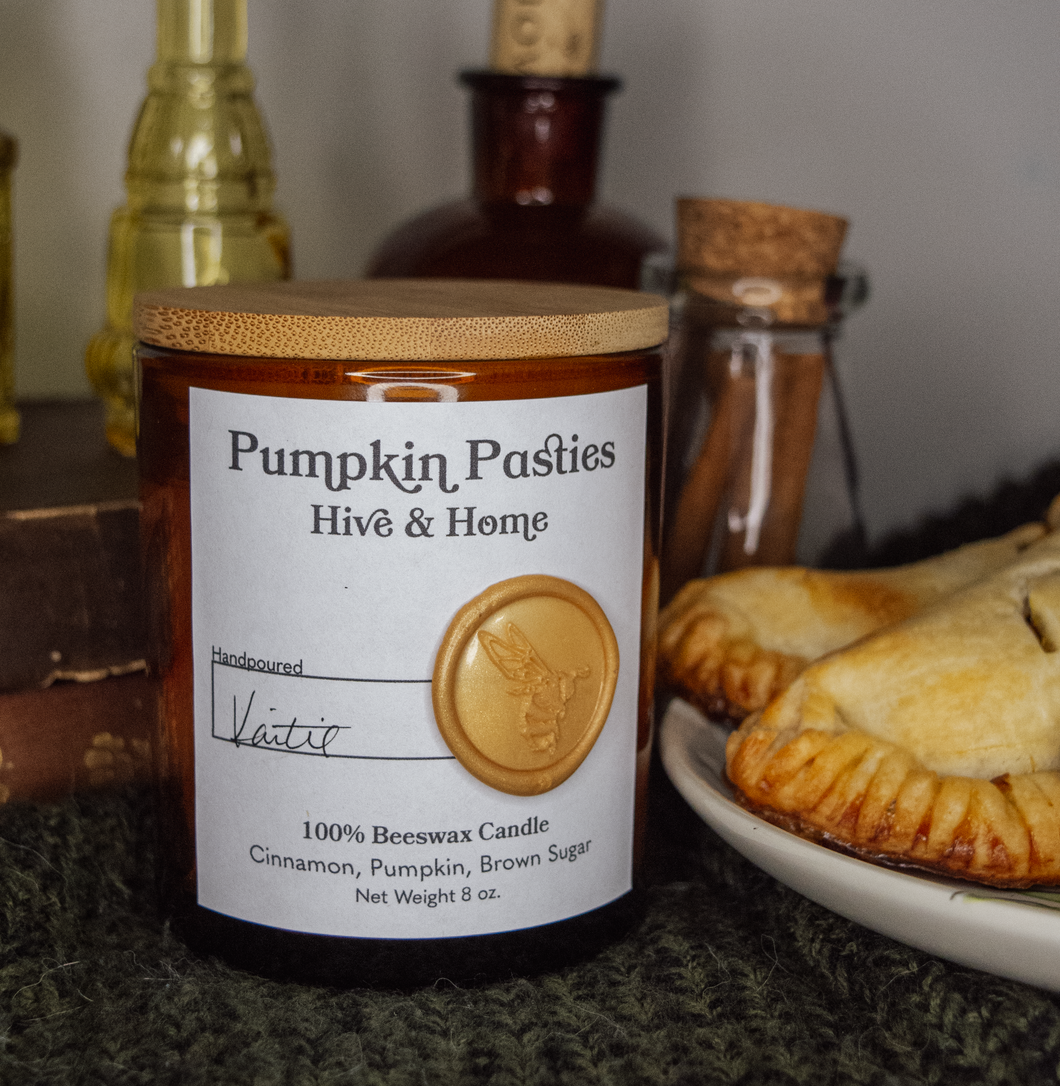 Pumpkin Pasties Beeswax Candle