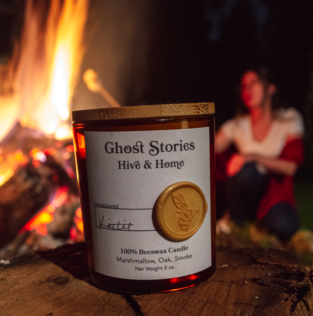 Ghost Stories Beeswax Candle