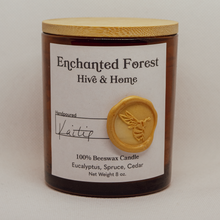 Load image into Gallery viewer, Enchanted Forest Beeswax Candle
